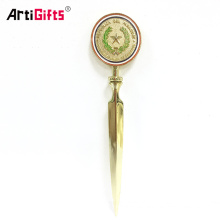 Promotional Brass Custom Souvenir Coin And Metal Letter Opener